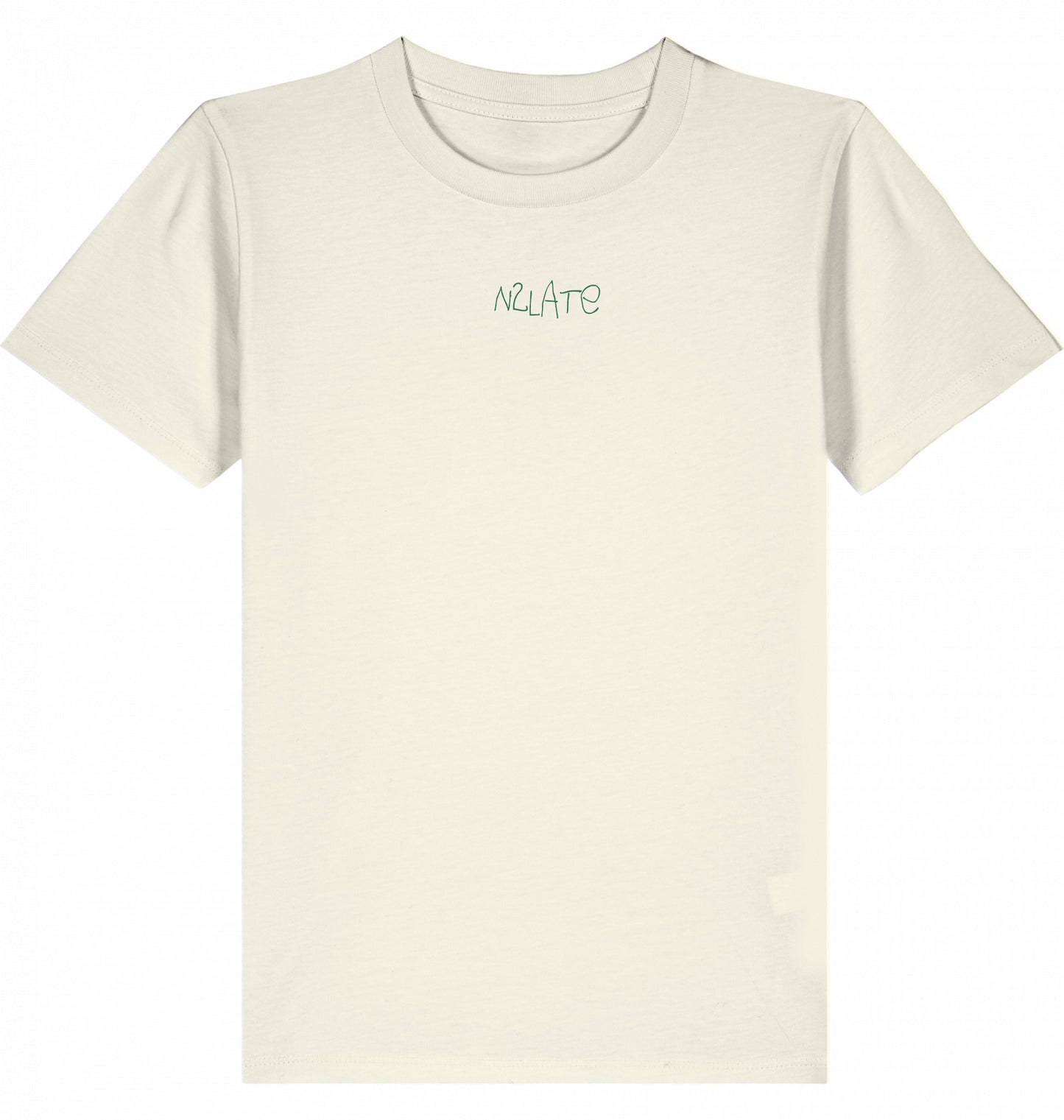 nachhaltige kindermode: bio t-shirt aus 100 % bio-baumwolle in beige