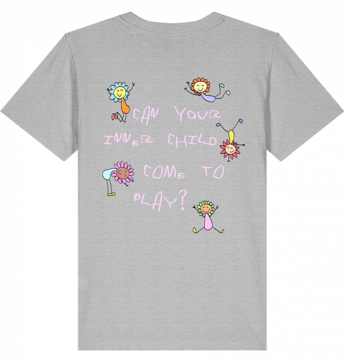 nachhaltige kindermode: fair produziertes t-shirt aus bio-baumwolle in grau