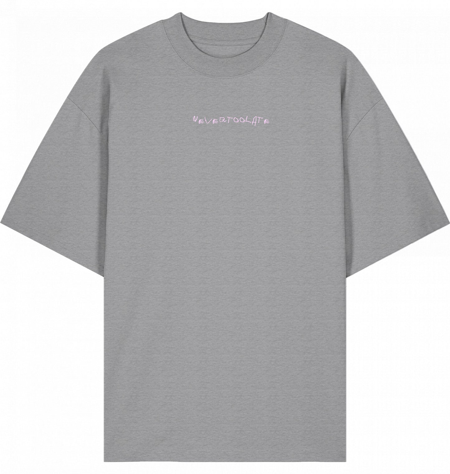 fairwear zertifiziertes t-shirt aus bio-baumwolle in grau, nachhaltige streetwear
