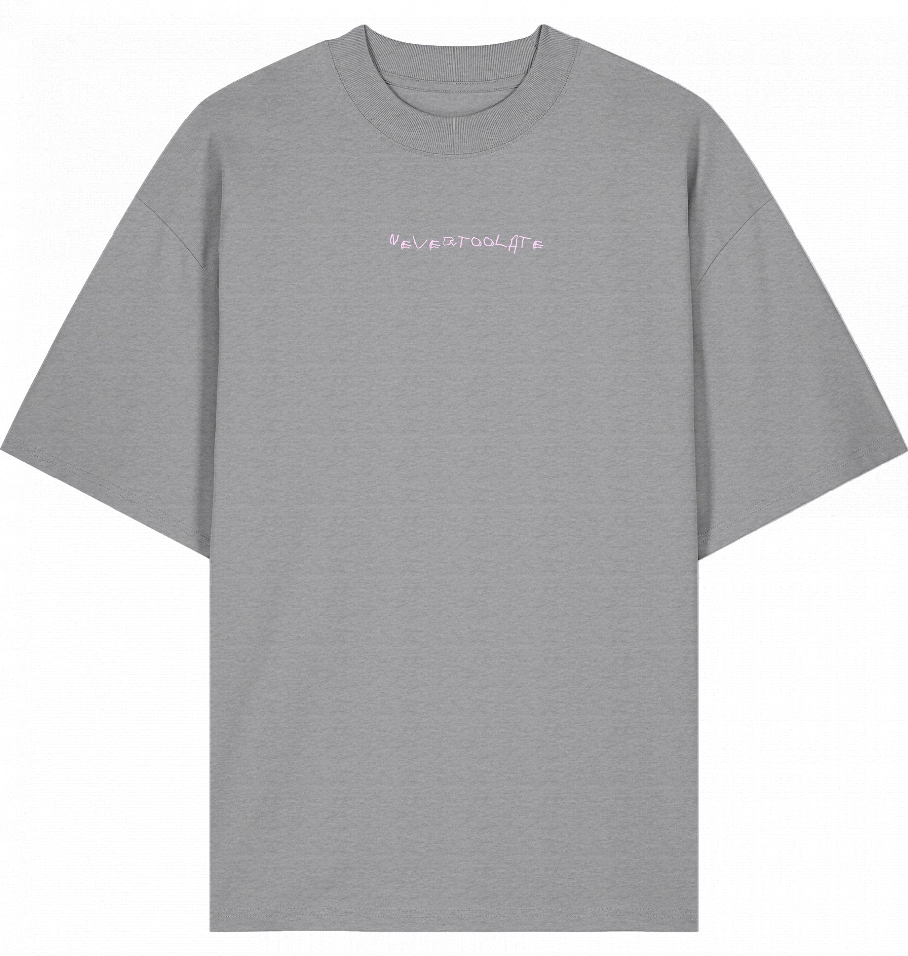 fairwear zertifiziertes t-shirt aus bio-baumwolle in grau, nachhaltige streetwear