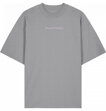 fairwear zertifiziertes t-shirt aus bio-baumwolle in grau, nachhaltige streetwear
