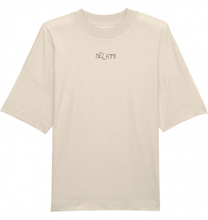 fair fashion t-shirt aus gots-zertifizierter bio-baumwolle in beige, plastikfrei versendet