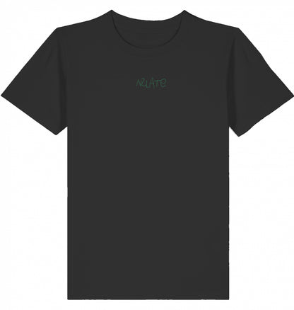 fair produziertes kinder t-shirt aus gots-zertifizierter bio-baumwolle in schwarz