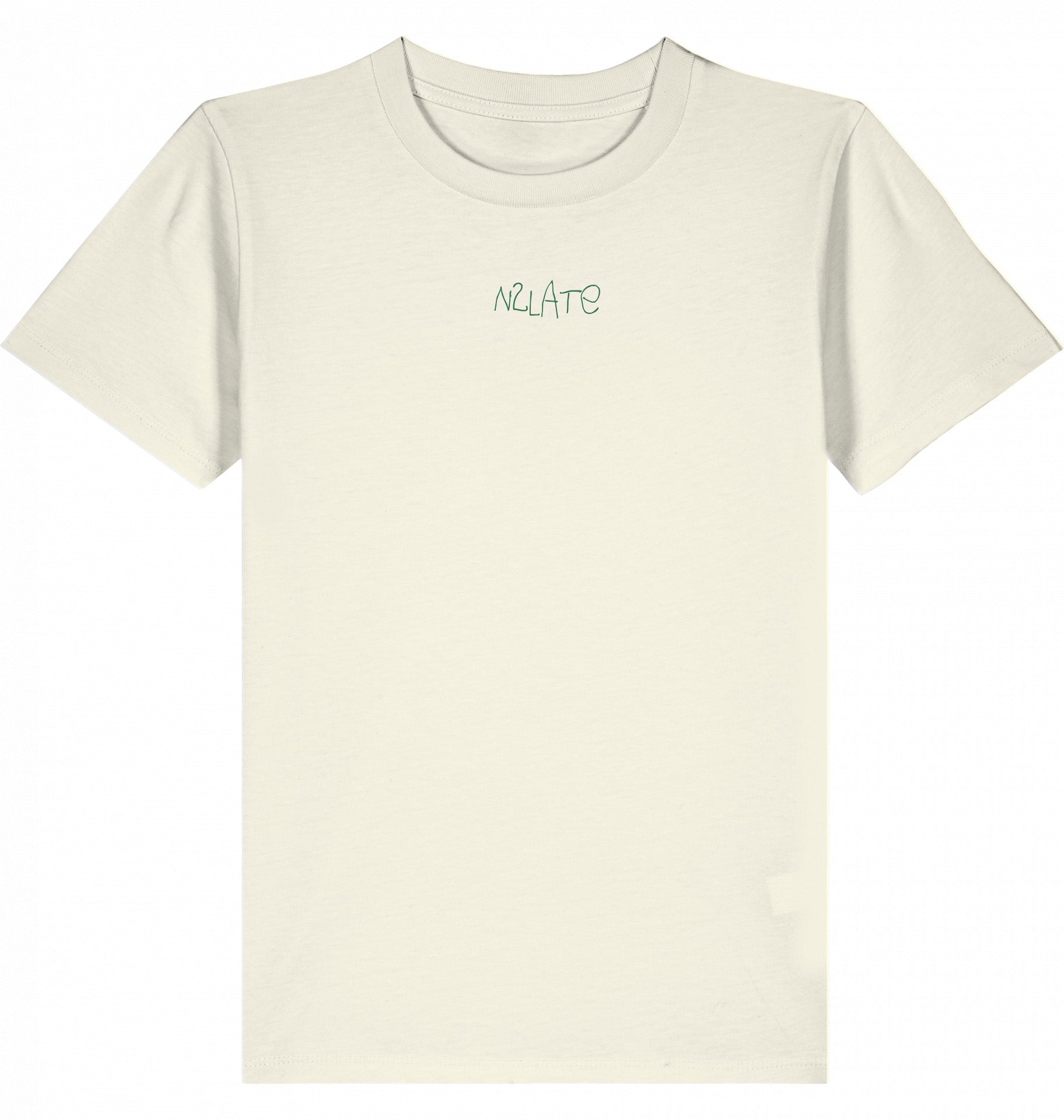 nachhaltige kindermode: bio t-shirt aus 100 % bio-baumwolle in beige