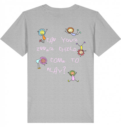 nachhaltige kindermode: fair produziertes t-shirt aus bio-baumwolle in grau