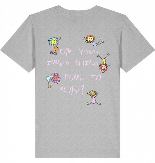 nachhaltige kindermode: fair produziertes t-shirt aus bio-baumwolle in grau