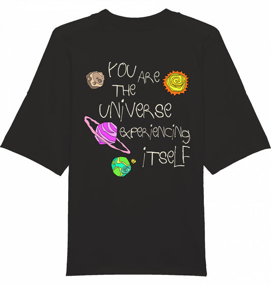 nachhaltiges unisex t-shirt aus 100 % bio-baumwolle in schwarz, oversized & fairwear-zertifiziert